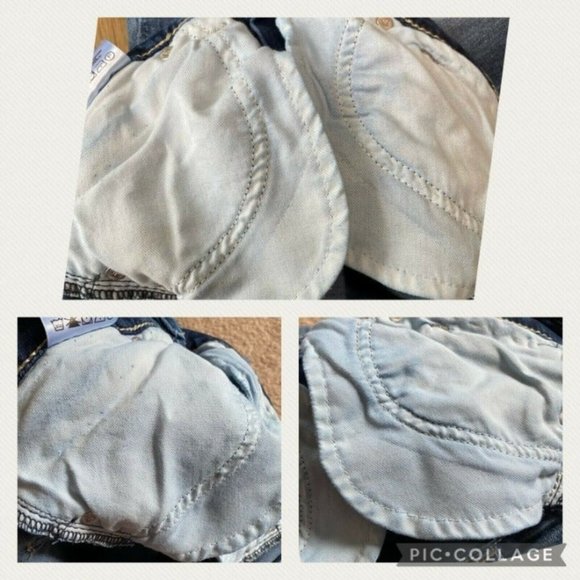 Silver Suki W28 x L 22 1/2 Mid Capri Denim Jeans Actual W 28 x I 23 - Picture 12 of 12